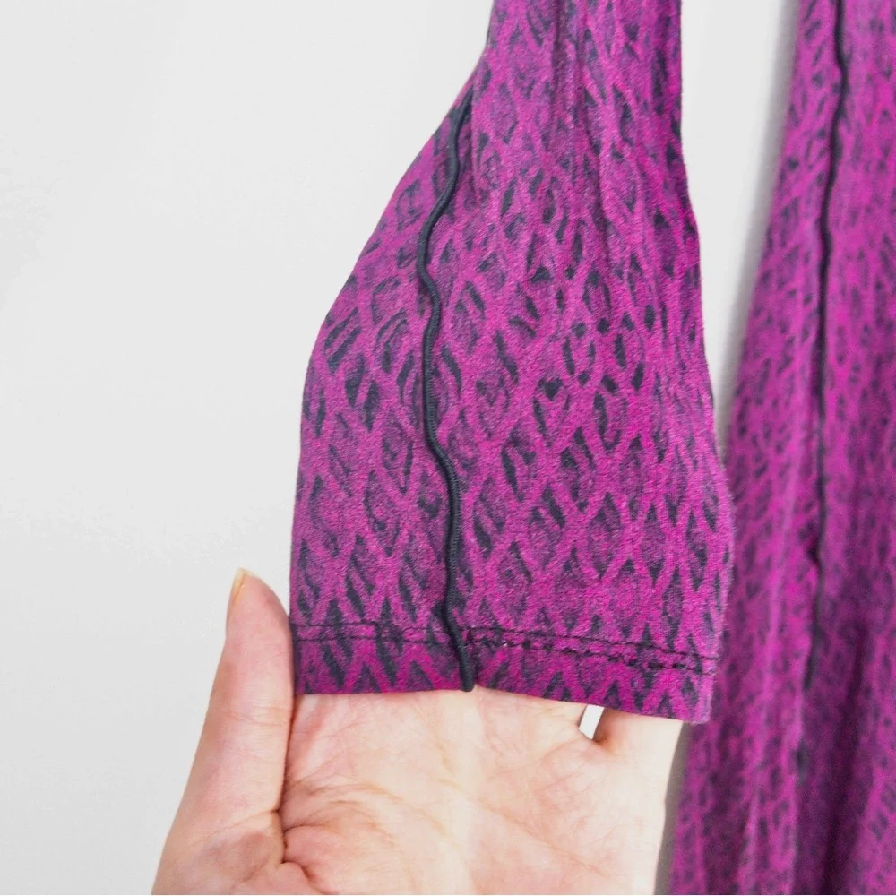 Proenza Schouler White Label Marble Mesh Turtleneck Midi Dress M Jersey Stretch - Picture 6 of 11